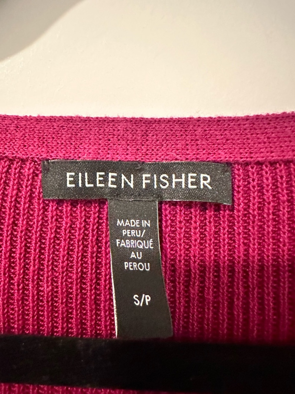 Eileen Fisher V-Neck Organic Cotton Pullover Sweater - Picture 4 of 6